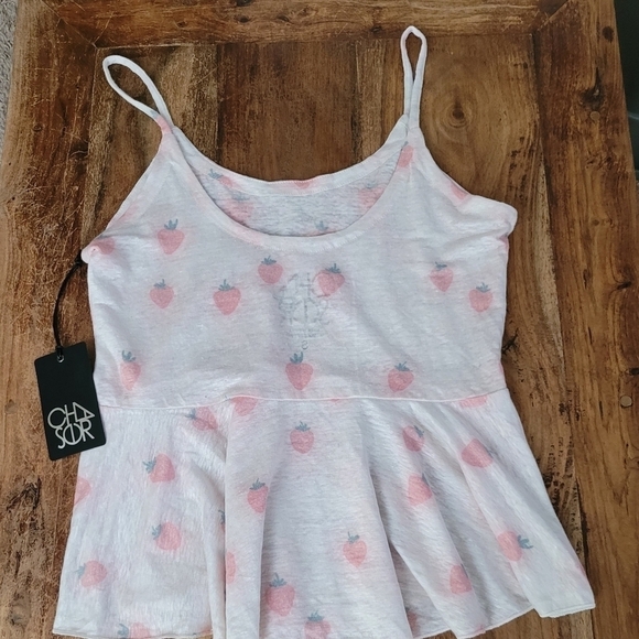 NWT Chaser Small Strawberry Tank Top - Picture 8 of 16
